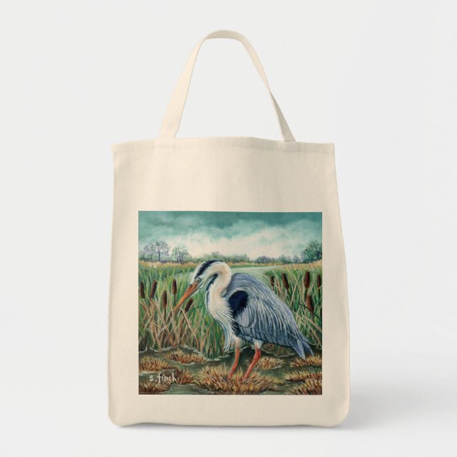 Bolso De Tela Espíritu de garza (Frente)