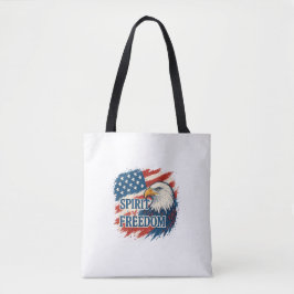 Bolso De Tela Espíritu de la Libertad Americana –Diseño para el 