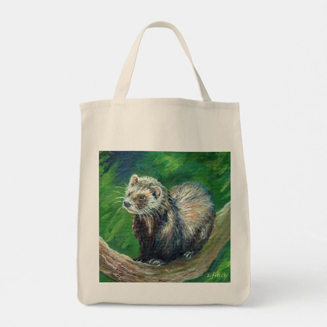 Bolso De Tela Espíritu de Turón (Reverso)