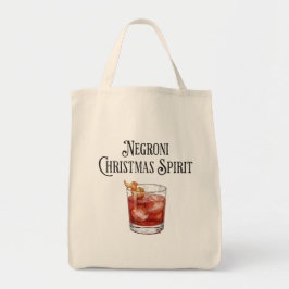 Bolso De Tela Espíritu divertido de Navidad Negroni Cóctel festi