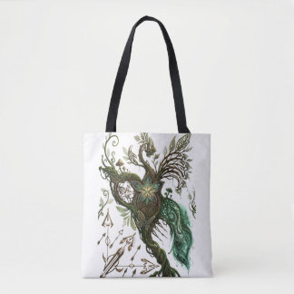 Bolso De Tela Espíritu mítico de la naturaleza antigua ilustraci