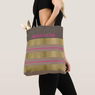Bolso De Tela Esplandor de rosa