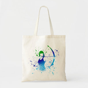 Bolso De Tela Esplash de pintura de Archer femenino