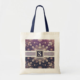 Bolso De Tela Esplendor de copo de nieve nórdico