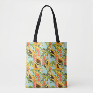 Bolso De Tela Esplendor de otoño: Patrón de la naturaleza sin fo