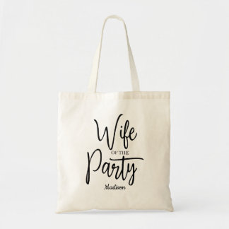 Bolso De Tela Esposa de la Fiesta de Soltera