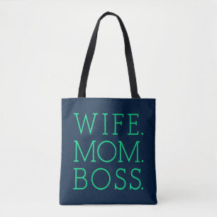 Bolso De Tela Esposa Mamá Tote Boss