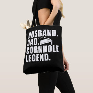 Bolso De Tela Esposo de Arte Genial Papá Leyenda del Agujero de 