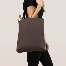 Bolso De Tela Espresso Rico