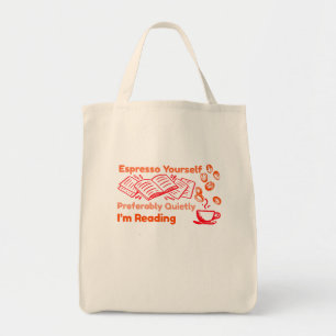 Bolso De Tela Espresso tú mismo—Preferiblemente en silencio, est
