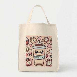 Bolso De Tela Espresso Yourself Gently – Arte Kawaii