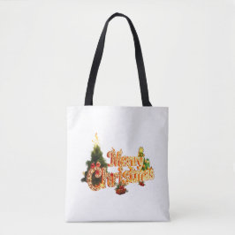 Bolso De Tela Espuma de Navidades dorados - Árbol festivo