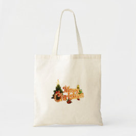 Bolso De Tela Espuma de Navidades dorados - Árbol festivo