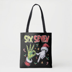 Bolso De Tela Esqueleto 6 7 Navidad Seis Siete Meme Navidad