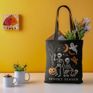 Bolso De Tela Esqueleto anti Trump Halloween FDT Trump Halloween