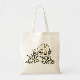 Bolso De Tela Esqueleto de huesos rotos