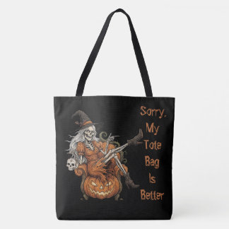 Bolso De Tela Esqueleto divertido de Halloween