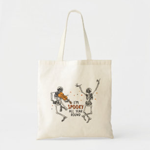 Bolso De Tela Esqueletos bailarines que tengo miedo todo el año