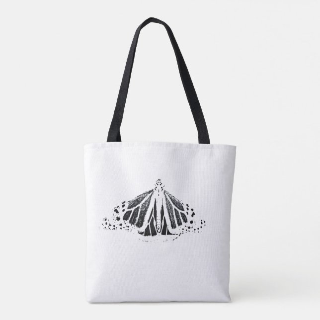 Bolso De Tela Esquema de la mariposa monarca (Reverso)