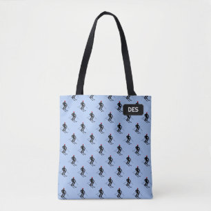 Bolso De Tela Esquí cuesta abajo - Moto de esquí con nombre o in