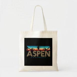 Bolso De Tela Esquí de Aspen Colorado - Esquí de Montaña de recu