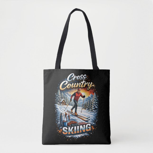 Bolso De Tela Esquí de Fondo (Anverso)