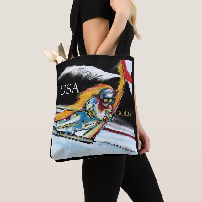 BOLSO DE TELA ESQUIADOR (Detalle)