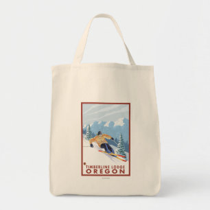 Bolso De Tela Esquiador de la nieve de Downhhill - casa de campo