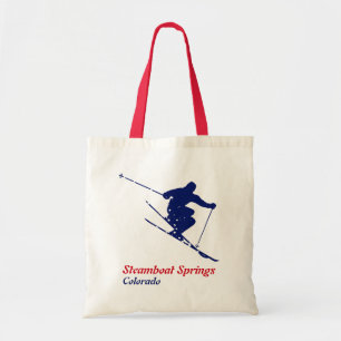 Bolso De Tela Esquiador de Steamboat Springs