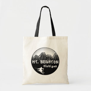 Bolso De Tela Esquiador del monte Brighton Michigan