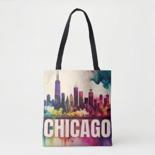Bolso De Tela Esquina de Chicago