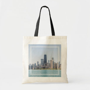 Bolso De Tela Esquina De Chicago Con El Lago Michigan