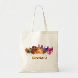 Bolso De Tela Esquina de Cleveland en acuarela