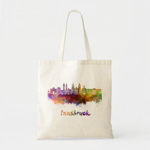 Bolso De Tela Esquina de Innsbruck en acuarela