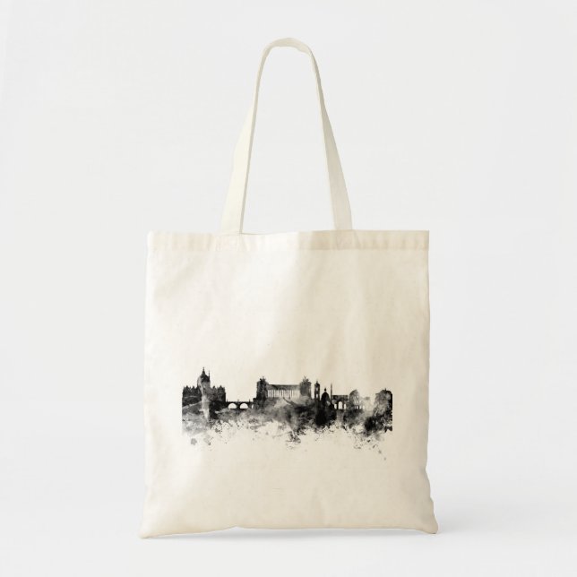 Bolso De Tela Esquina de Roma Italia (Frente)
