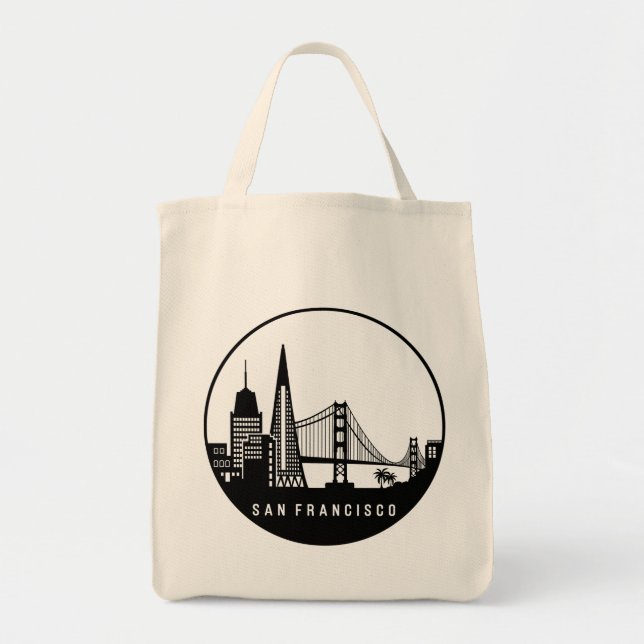 Bolso De Tela Esquina de San Francisco California (Frente)