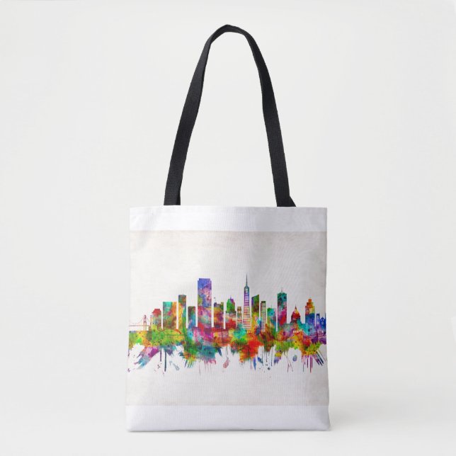 Bolso De Tela Esquina de San Francisco California (Anverso)