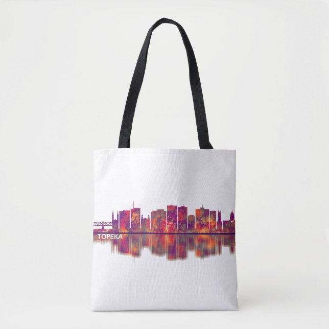 Bolso De Tela Esquina de Topeka Kansas (Anverso)