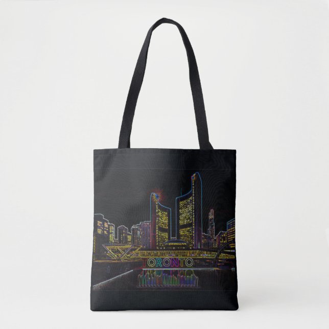 Bolso De Tela Esquina de Toronto (Anverso)