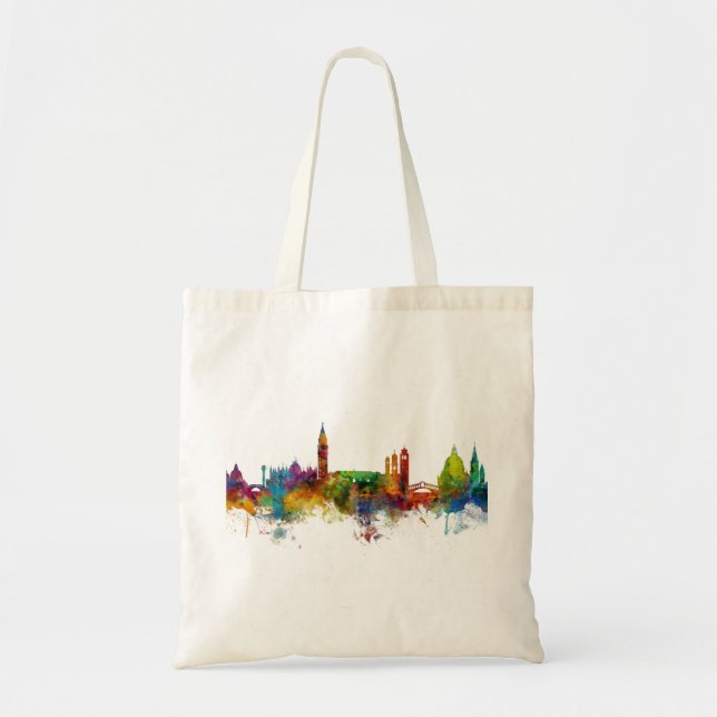 Bolso De Tela Esquina de Venecia Italia (Frente)