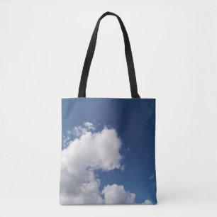 Bolso De Tela Esquina esponjosa de nubes