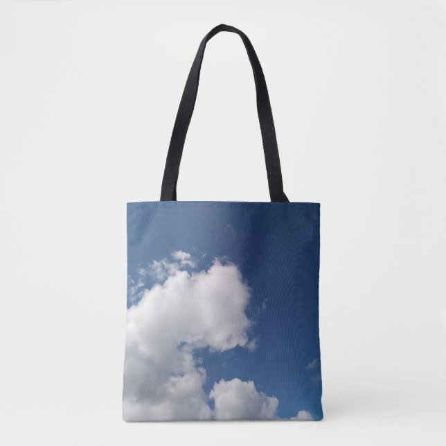 Bolso De Tela Esquina esponjosa de nubes (Anverso)
