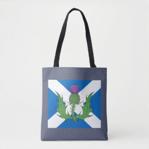 Bolso De Tela Esquisto y Saltire escoceses