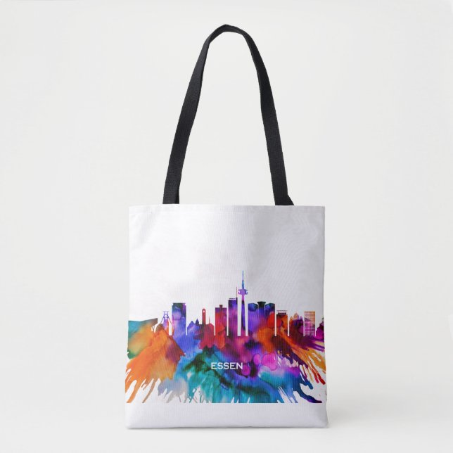 Bolso De Tela Essen Skyline (Anverso)