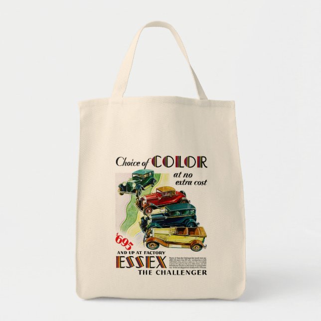 Bolso De Tela Essex El Automóvil Challenger (Frente)