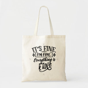 Bolso De Tela Está bien, estoy bien, todo está bien
