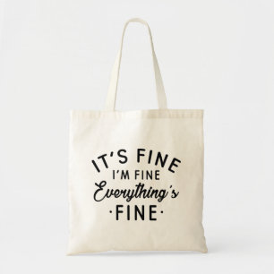 Bolso De Tela Está bien, estoy bien, todo está bien
