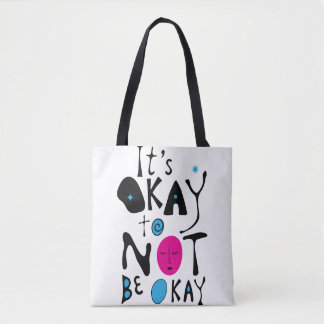 Bolso De Tela Está Bien No Estar Bien - Línea Mínima