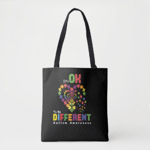 Bolso De Tela Está bien ser diferente — celebrar Neurodiversi