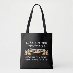 Bolso De Tela Está bien si no te gusta la genealogía